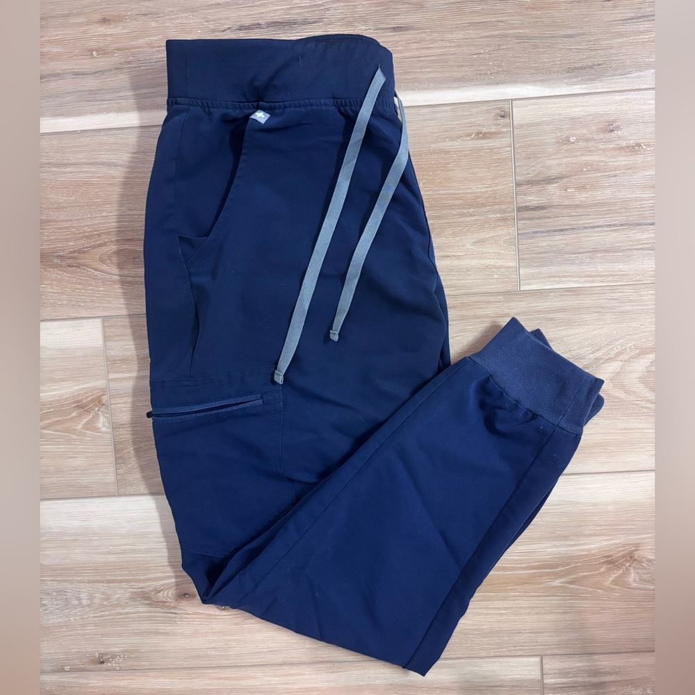 Navy Blue Zamora Jogger Scrub Pants